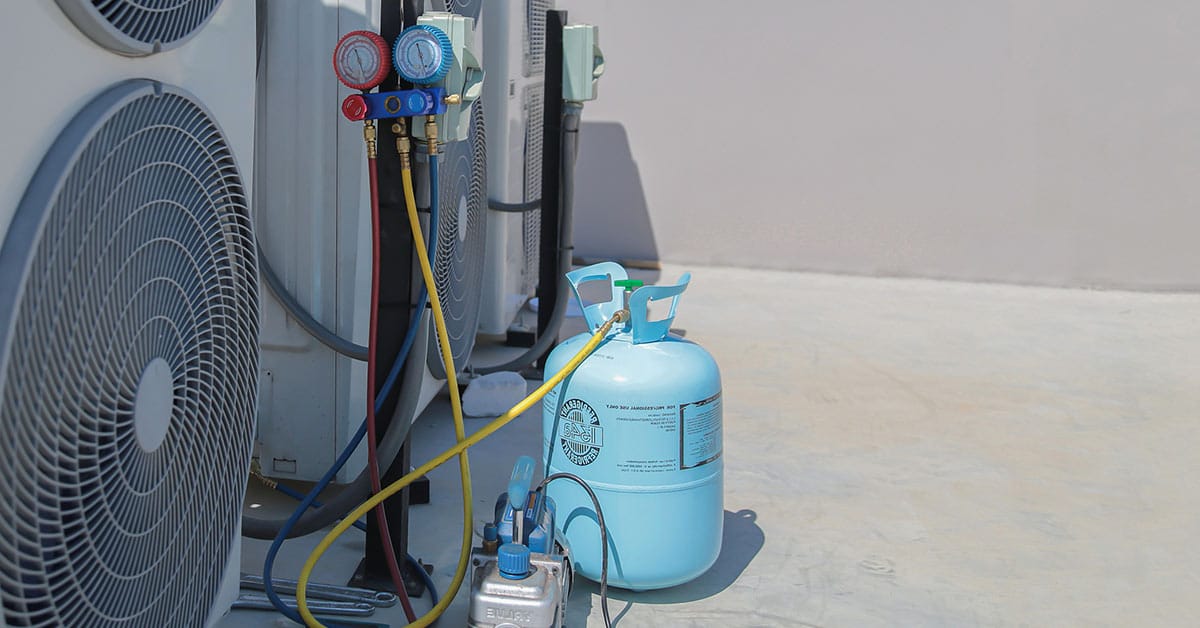 air conditioners on roof