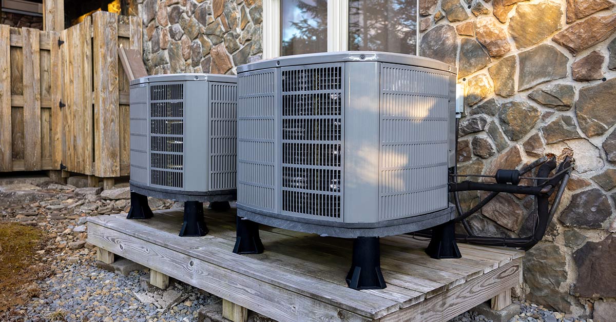 hvac units outside home