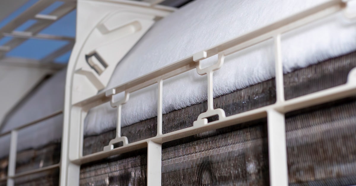 ice on air conditioner